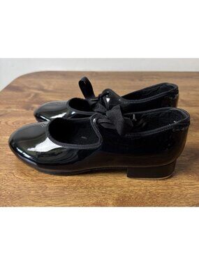Capezio Women's N625 Jr. Tyette Tap Shoe, Black Patent, Size 8.5M